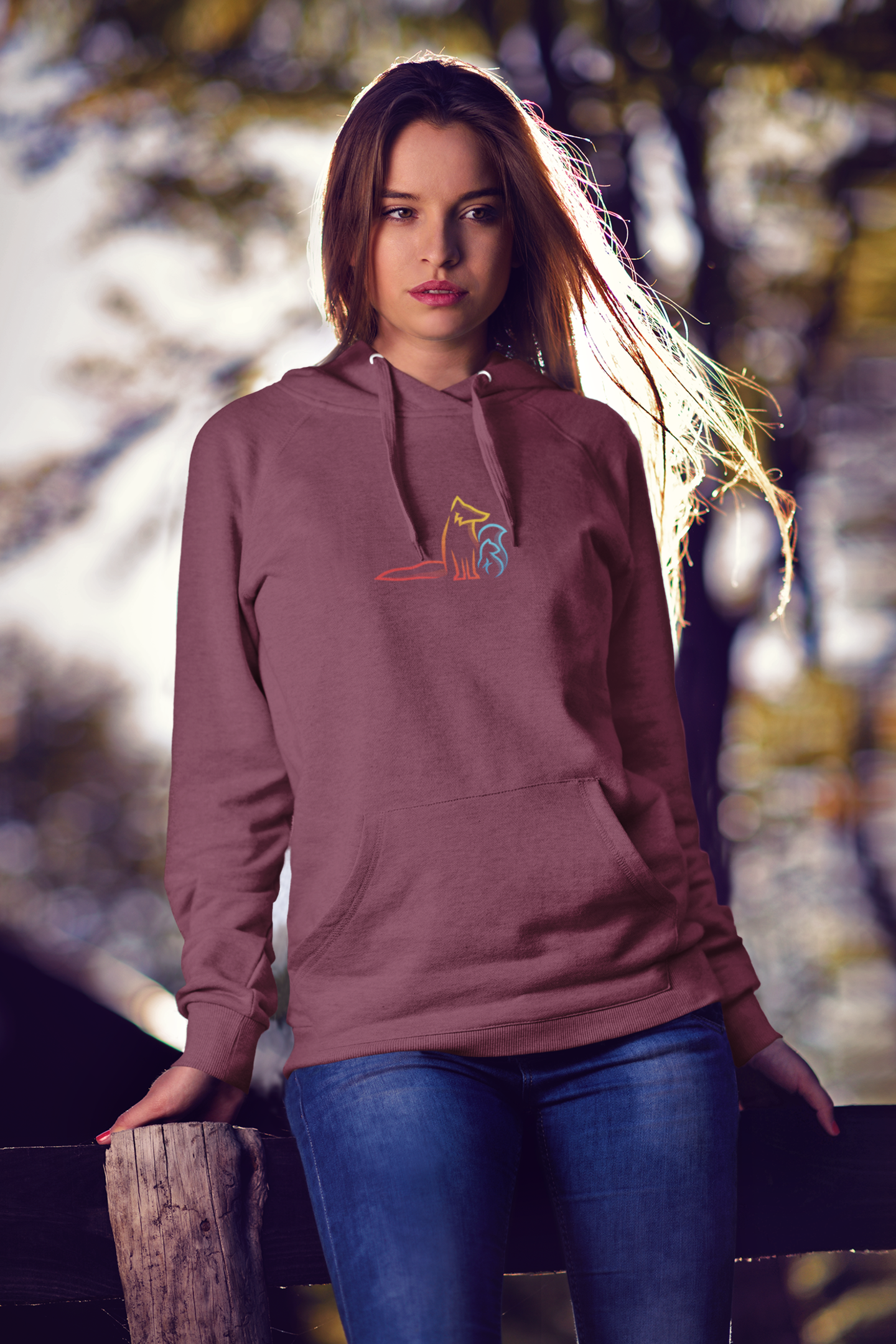 Damen Hoodie Logo Edition