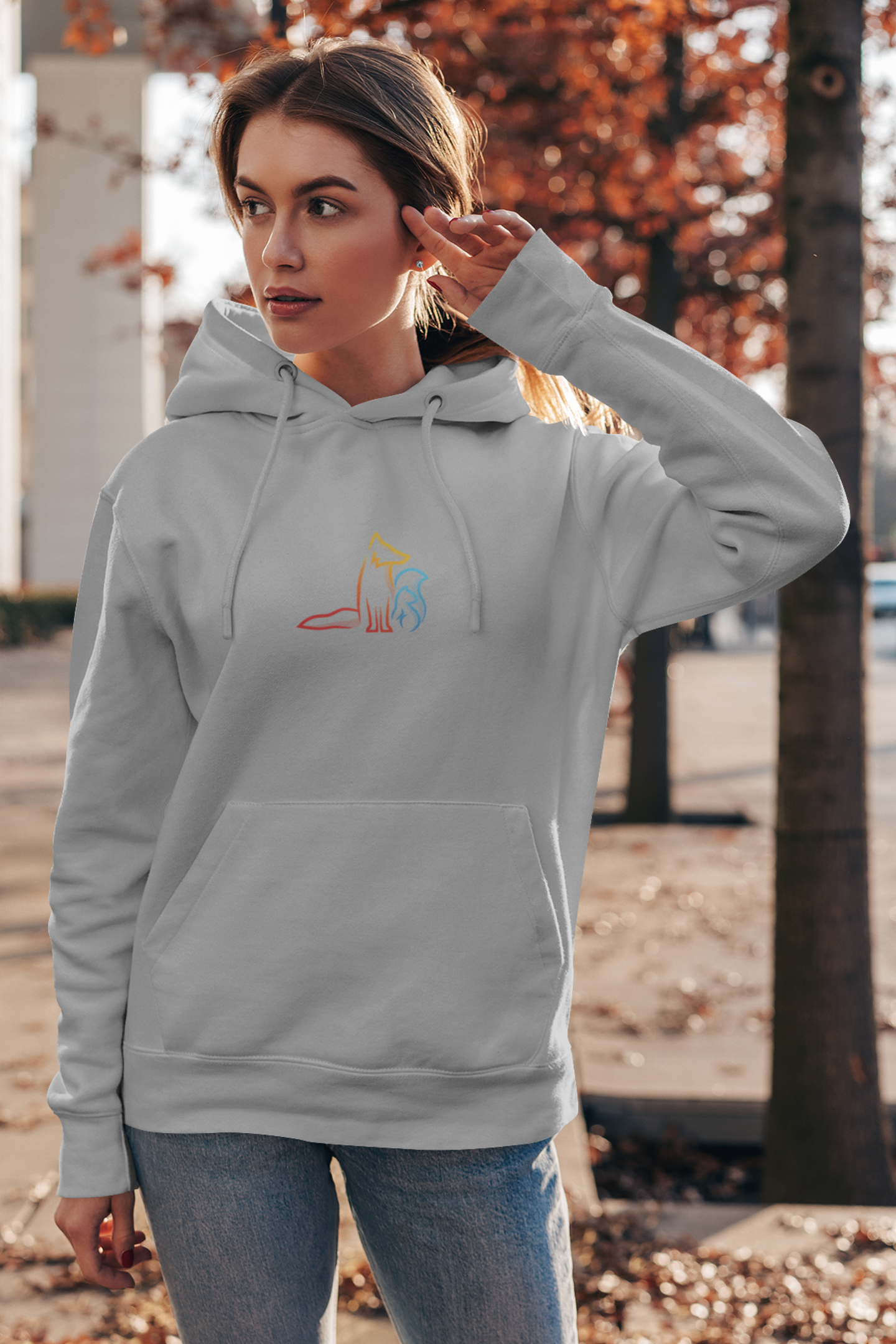 Damen Hoodie Logo Edition