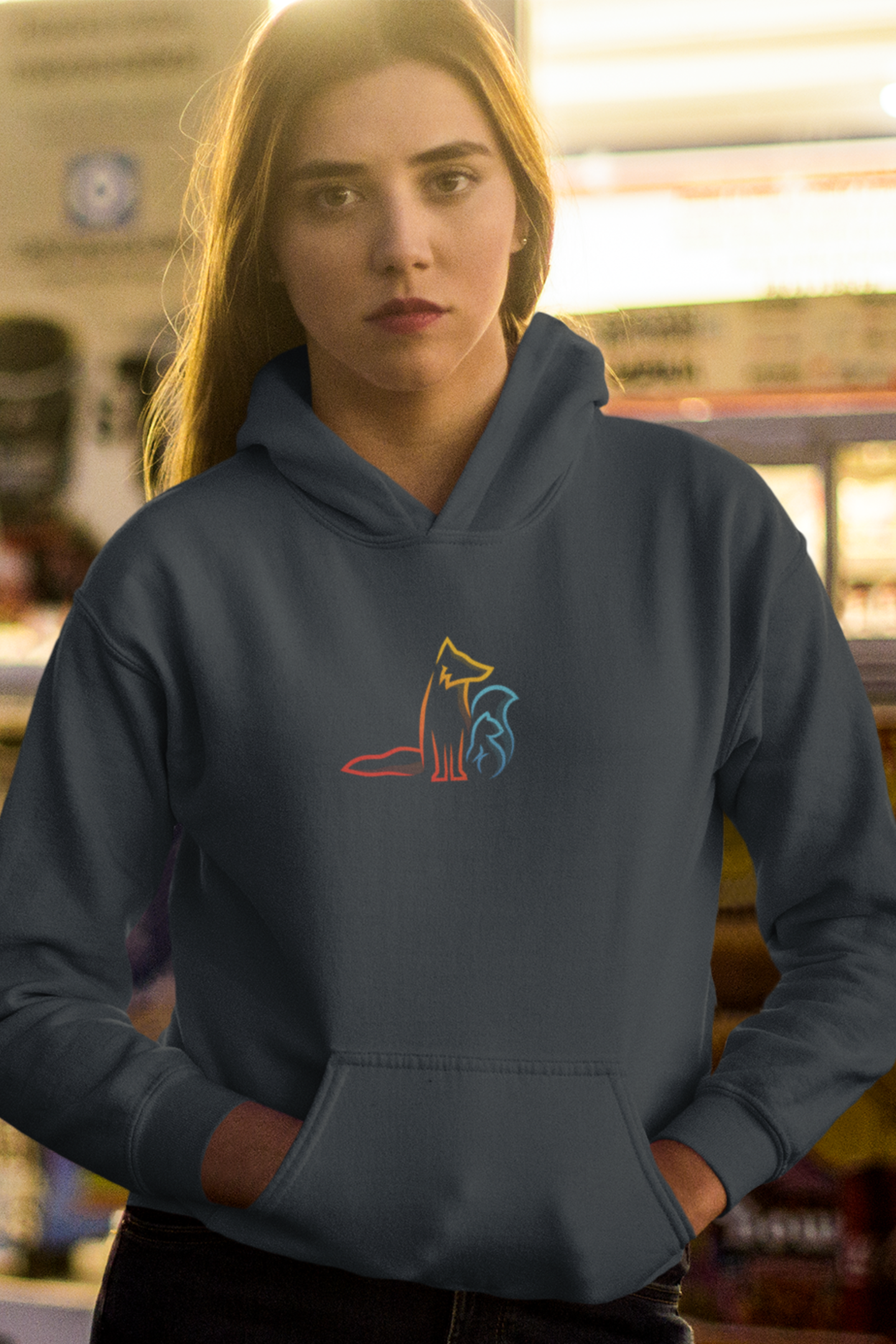 Damen Hoodie Logo Edition