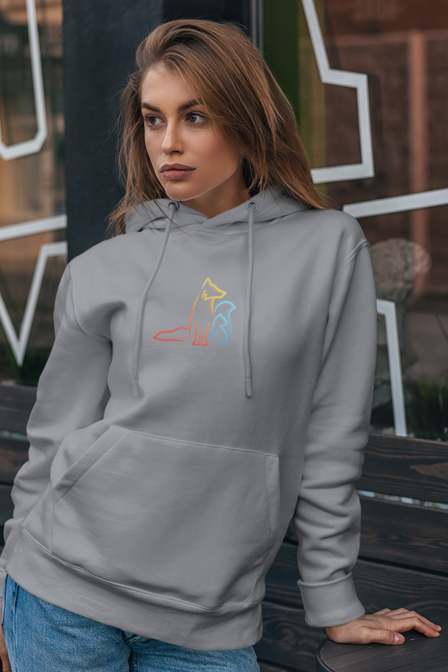Damen Hoodie Logo Edition