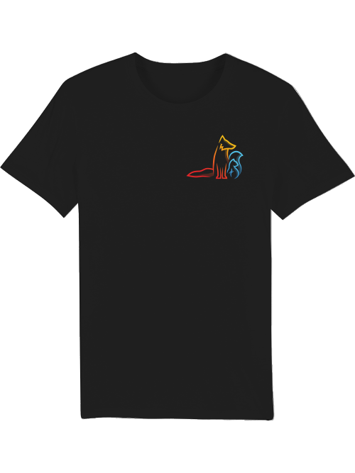 T-Shirt Premium Schwarz - Logo und Schriftzug