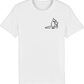T-Shirt Premium Weiß - Kontrast Logo und Schriftzug