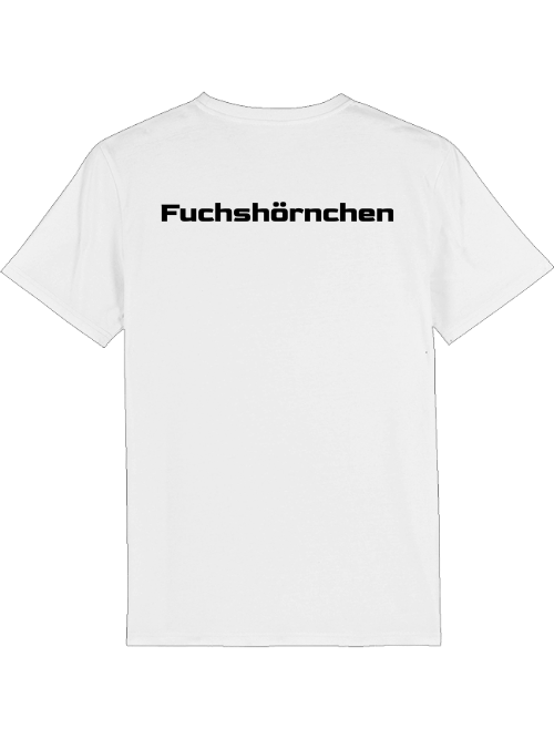 T-Shirt Premium Weiß - Kontrast Logo und Schriftzug