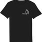 T-Shirt Premium Schwarz - Kontrast Logo und Schriftzug